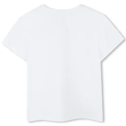 New GIVENCHY T-shirt avec strass BLANC