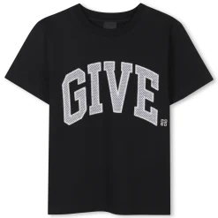 Clearance GIVENCHY T-shirt brodé manches courtes BLACK
