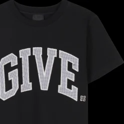 Clearance GIVENCHY T-shirt brodé manches courtes BLACK