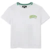 Clearance DKNY T-shirt coton manches courtes BLANC