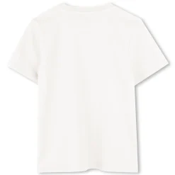 Sale KENZO KIDS T-shirt coton manches courtes OFFWHITE