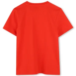 New KENZO KIDS T-shirt coton manches courtes ROUGE VIF