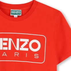 New KENZO KIDS T-shirt coton manches courtes ROUGE VIF