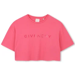 Hot GIVENCHY T-shirt court avec imprimés ROSE SORBET