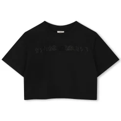 New MARC JACOBS T-shirt court avec strass BLACK
