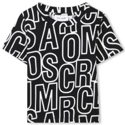 Clearance MARC JACOBS T-shirt court imprimé BLACK