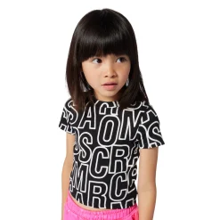 Clearance MARC JACOBS T-shirt court imprimé BLACK