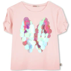 Sale BILLIEBLUSH T-shirt de cérémonie orné de sequins PALE ROSE