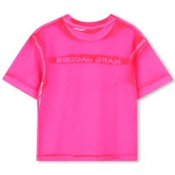 New MARC JACOBS T-shirt en coton avec broderie MALABAR FLUO