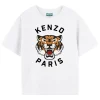 Discount KENZO KIDS T-shirt en coton avec imprimé BLANC