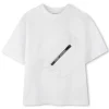 Clearance MARC JACOBS T-shirt en coton avec imprimé BLANC