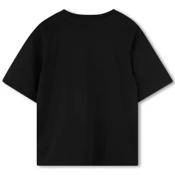Clearance KENZO KIDS T-shirt en coton avec imprimé SLATE