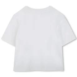 Discount MARC JACOBS T-shirt en coton avec strass BLANC