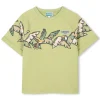 New KENZO KIDS T-shirt en molleton léger FERN
