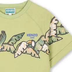 New KENZO KIDS T-shirt en molleton léger FERN