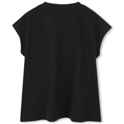 Clearance DKNY T-shirt fluide en coton BLACK