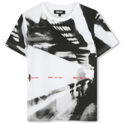 Discount DKNY T-shirt imprimé BLANC