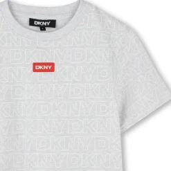 Fashion DKNY T-shirt imprimé GRIS CLAIR CHINE