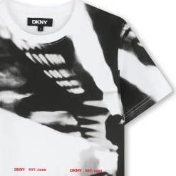 Discount DKNY T-shirt imprimé BLANC