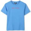 Hot DKNY T-shirt imprimé devant et dos SPLASH