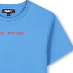 Hot DKNY T-shirt imprimé devant et dos SPLASH