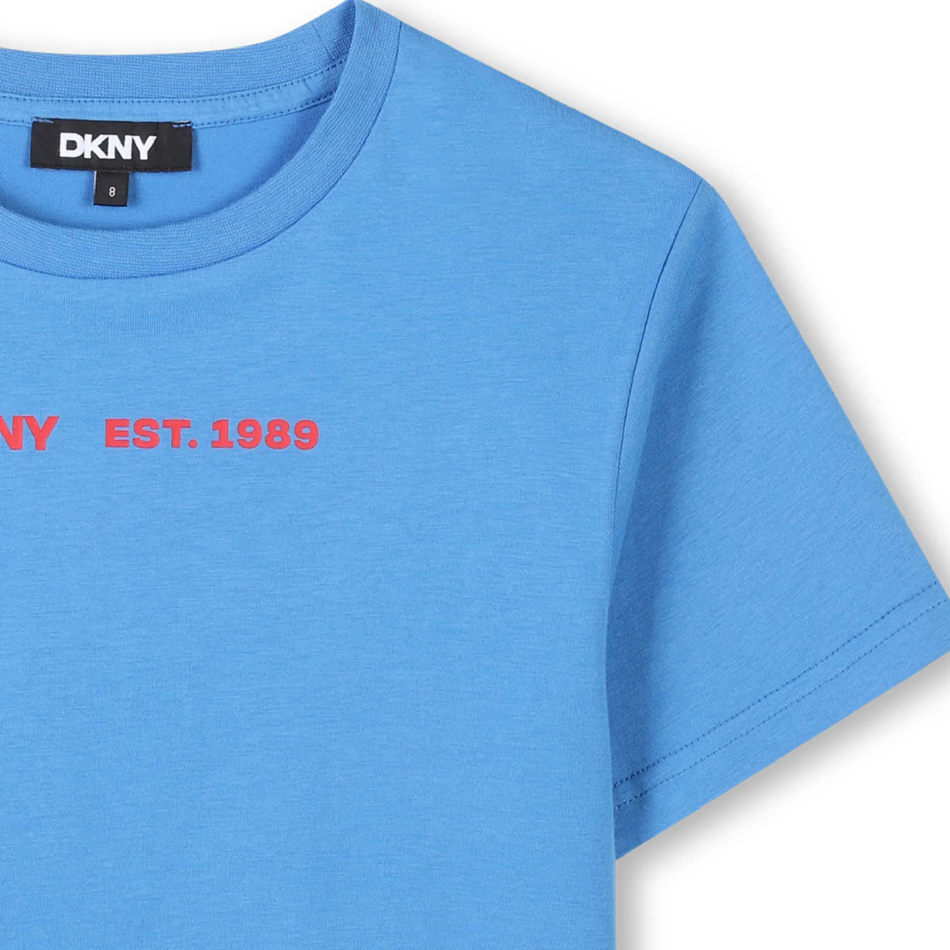 Hot DKNY T-shirt imprimé devant et dos SPLASH