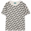 Outlet KENZO KIDS T-shirt imprimé en coton OFFWHITE