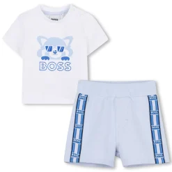 Sale BOSS T-shirt imprimé et short BLANC