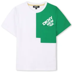 Hot DKNY T-shirt large avec poche CHARTREUSE
