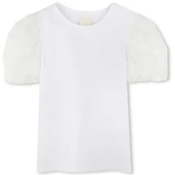 Sale GIVENCHY T-shirt manches contrastantes BLANC