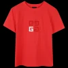 Hot GIVENCHY T-shirt manches courtes ROUGE BANDANAS