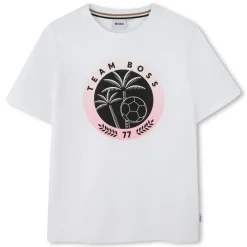 Clearance BOSS T-shirt manches courtes BLANC
