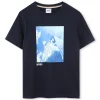 Online BOSS T-shirt manches courtes BLEU CARGO