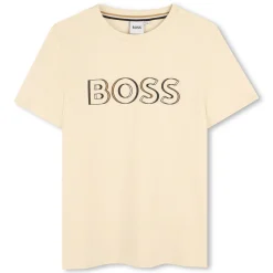 Outlet BOSS T-shirt manches courtes VANILLE