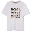 Sale BOSS T-shirt manches courtes BLANC