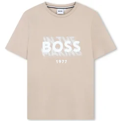Clearance BOSS T-shirt manches courtes SAND