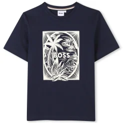 Outlet BOSS T-shirt manches courtes BLEU CARGO