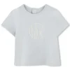 New CHLOE T-shirt manches courtes BLEU DELAVE