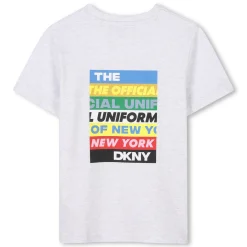 Outlet DKNY T-shirt manches courtes GRIS CLAIR CHINE