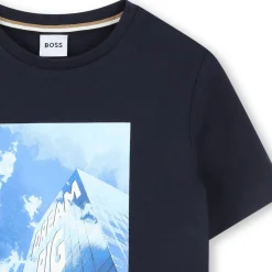 Online BOSS T-shirt manches courtes BLEU CARGO