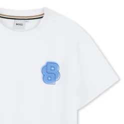Sale BOSS T-shirt manches courtes BLANC