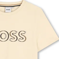 Outlet BOSS T-shirt manches courtes VANILLE