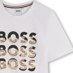 Sale BOSS T-shirt manches courtes BLANC