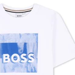 Outlet BOSS T-shirt manches courtes BLANC