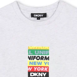 Outlet DKNY T-shirt manches courtes GRIS CLAIR CHINE