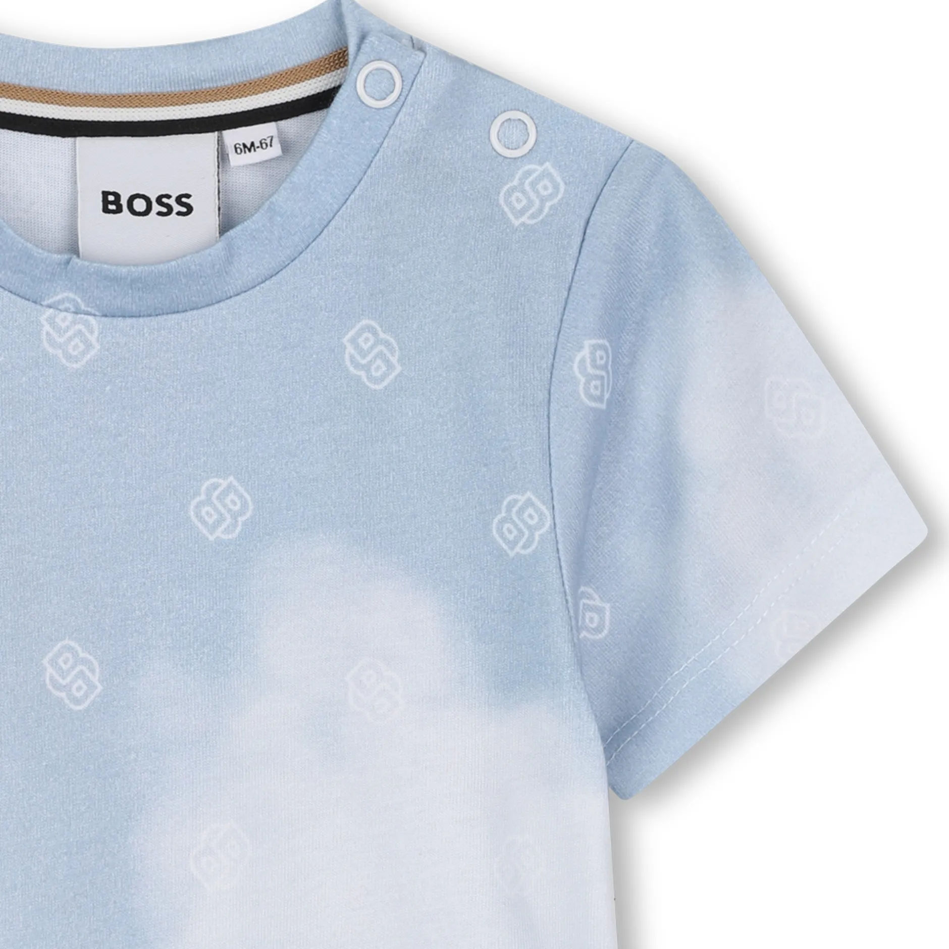 Clearance BOSS T-shirt manches courtes PERSIAN BLUE