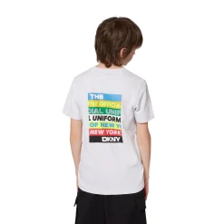 Outlet DKNY T-shirt manches courtes GRIS CLAIR CHINE