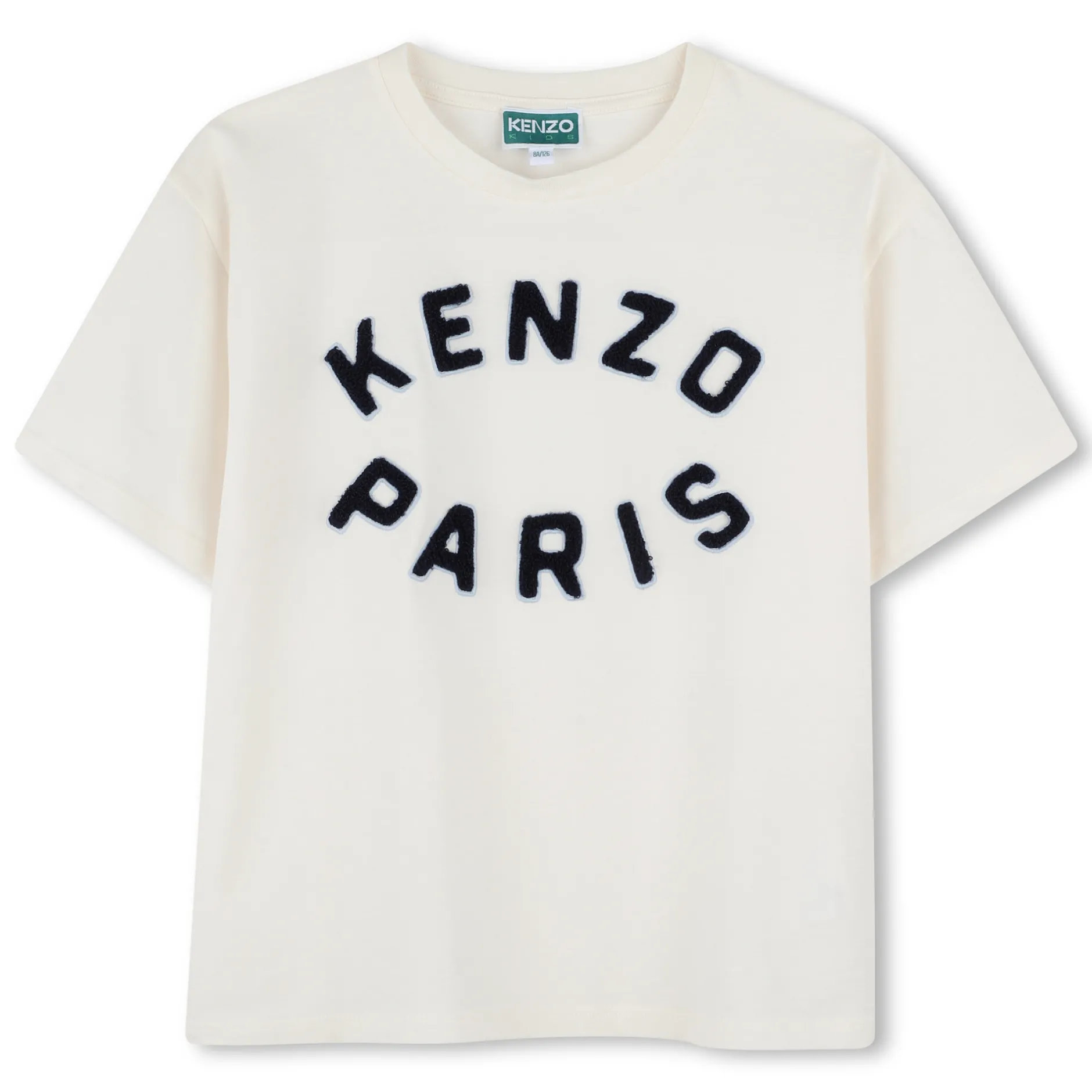Discount KENZO KIDS T-shirt manches courtes coton OFFWHITE