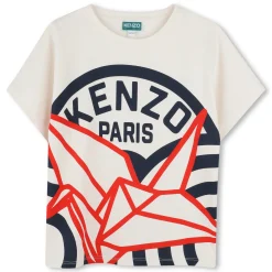 Online KENZO KIDS T-shirt manches courtes coton OFFWHITE