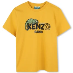 Online KENZO KIDS T-shirt manches courtes coton JAUNEANTIQUE
